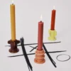 Kandelaar Molly 02 glazed - set van 3