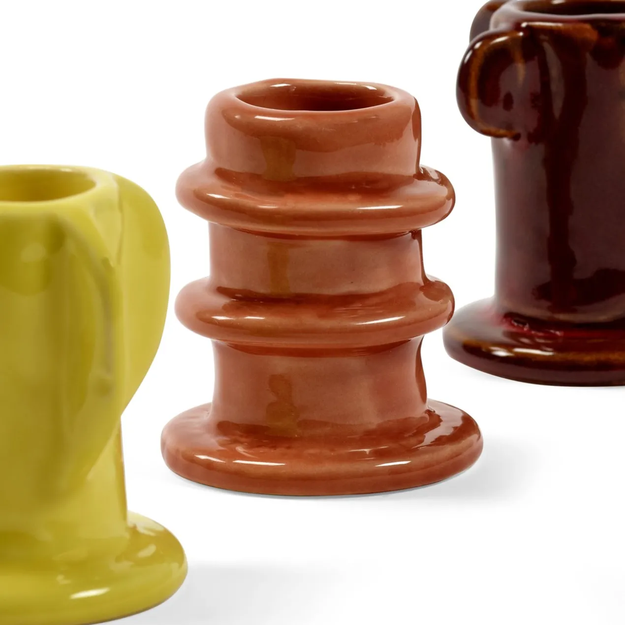 Kandelaar Molly 02 glazed - set van 3