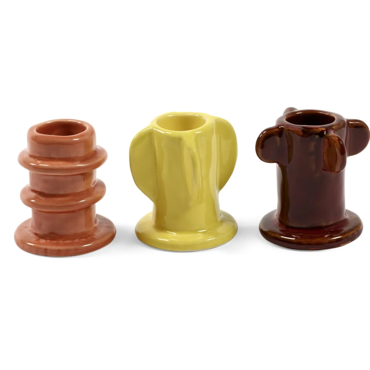 Kandelaar Molly 02 glazed - set van 3