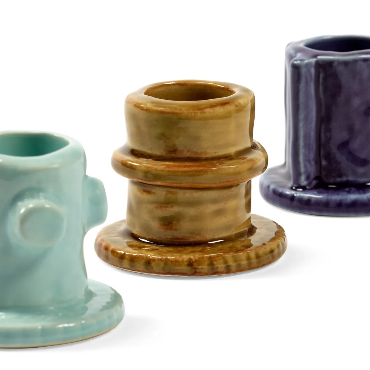 Kandelaar Molly 01 glazed - set van 3