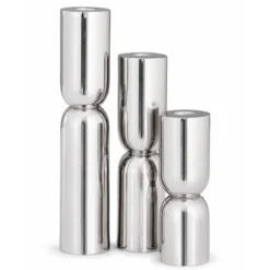 Kandelaar Stacy silver L