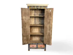 Kast 2 deur 2 la mixed color uniek