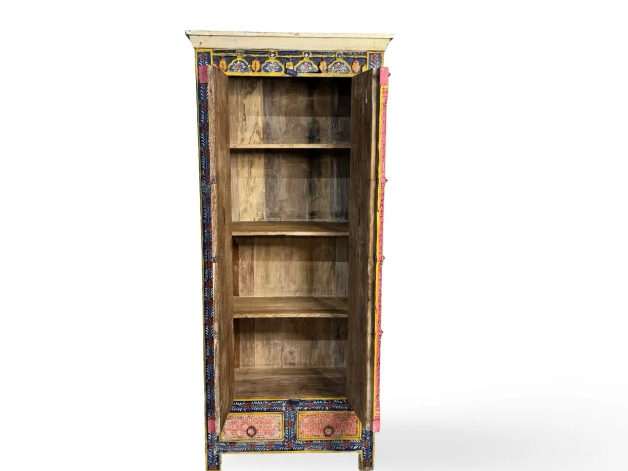 Kast 2 deur 2 la mixed color uniek