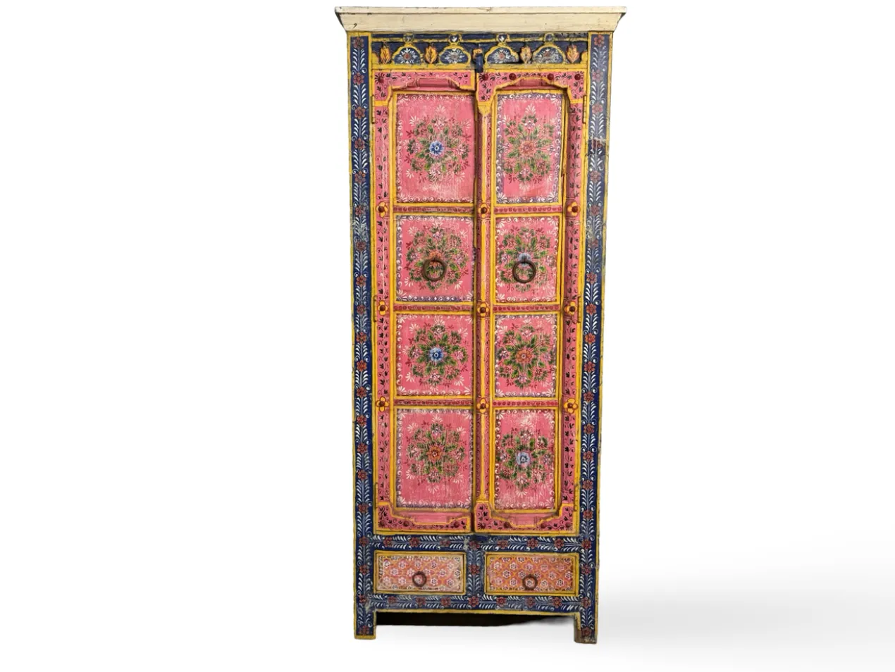 Kast 2 deur 2 la mixed color uniek