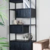 Kast Loek 210 x 80 cm - Bruin Mangohout