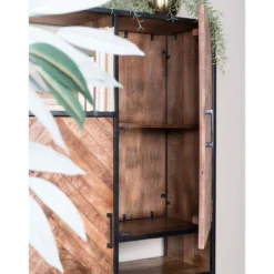 Kast Roan Visgraat - Bruin Mangohout