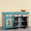 Kaveh - Handbeschilderd Oud Houten Dressoir