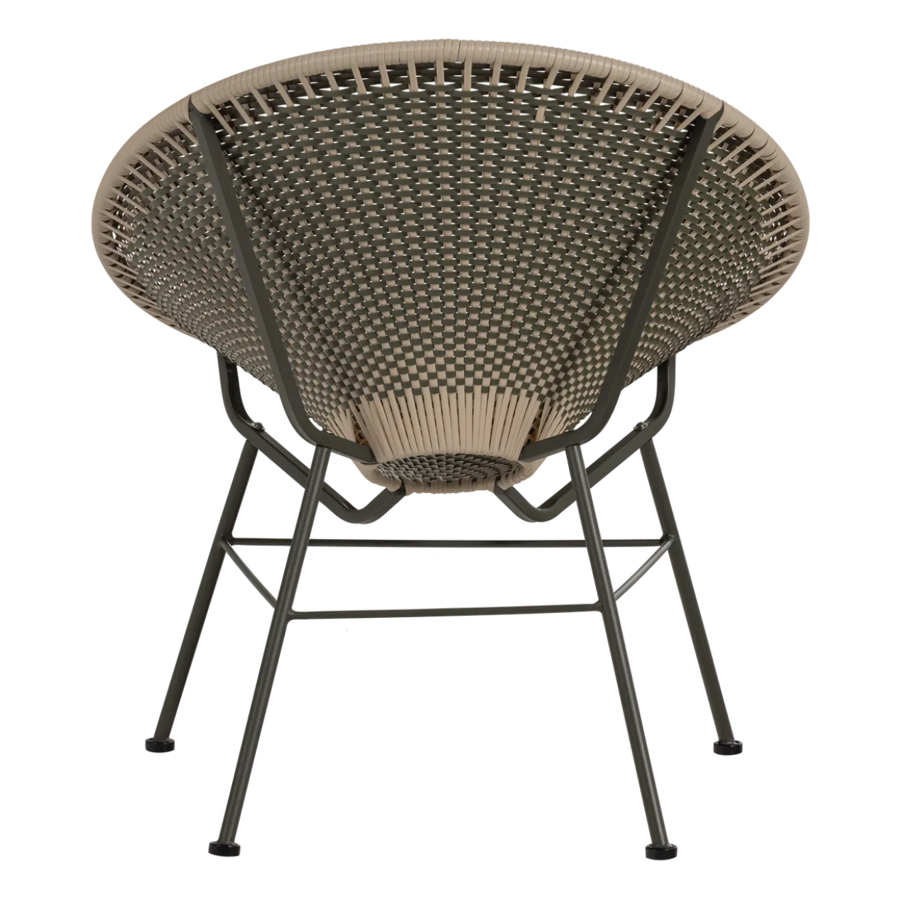 Kazoun tuin loungestoel wicker groen
