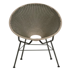 Kazoun tuin loungestoel wicker groen