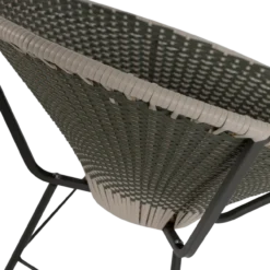 Kazoun tuin loungestoel wicker groen