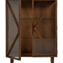 Kella 2-deurs kast mangohout bruin