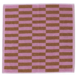 Keukendoek Bonnie 50x50 cm caramel/pink - set van 2