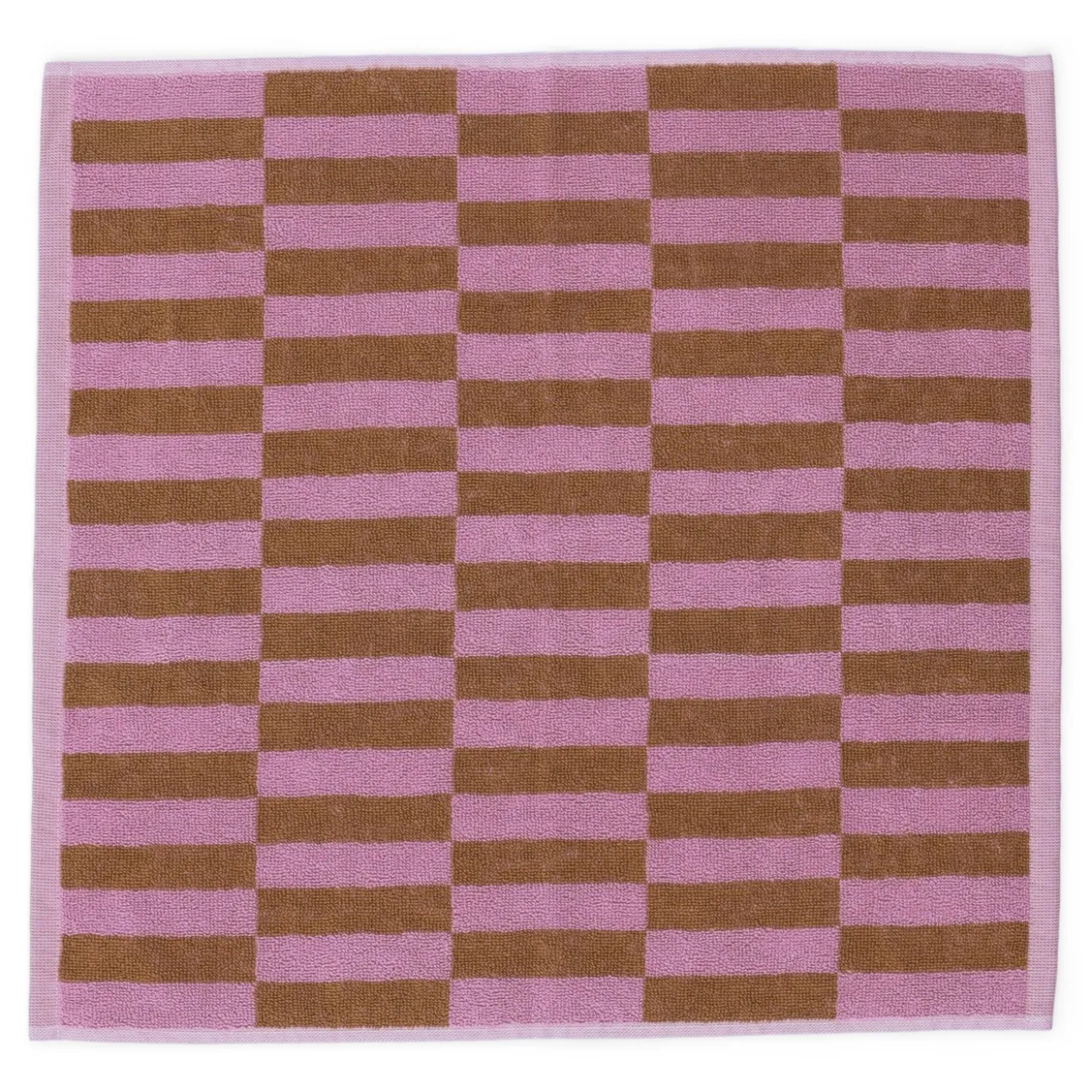 Keukendoek Bonnie 50x50 cm caramel/pink - set van 2