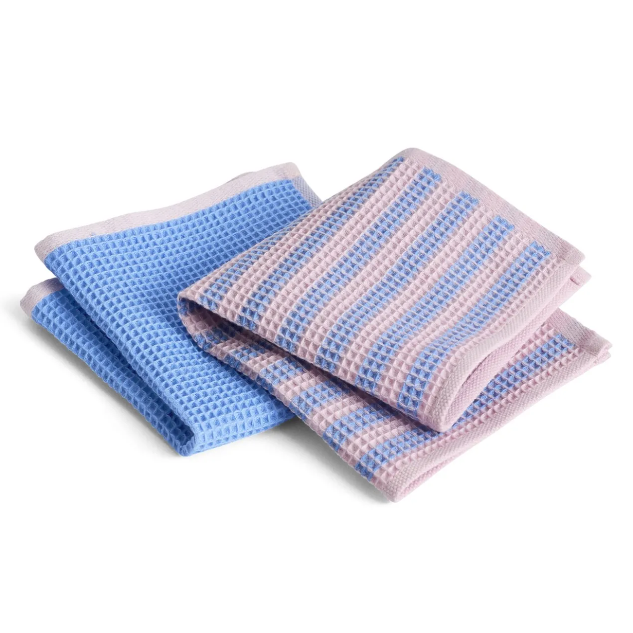 Keukendoekje Canteen organic sky blue/pink - set van 2