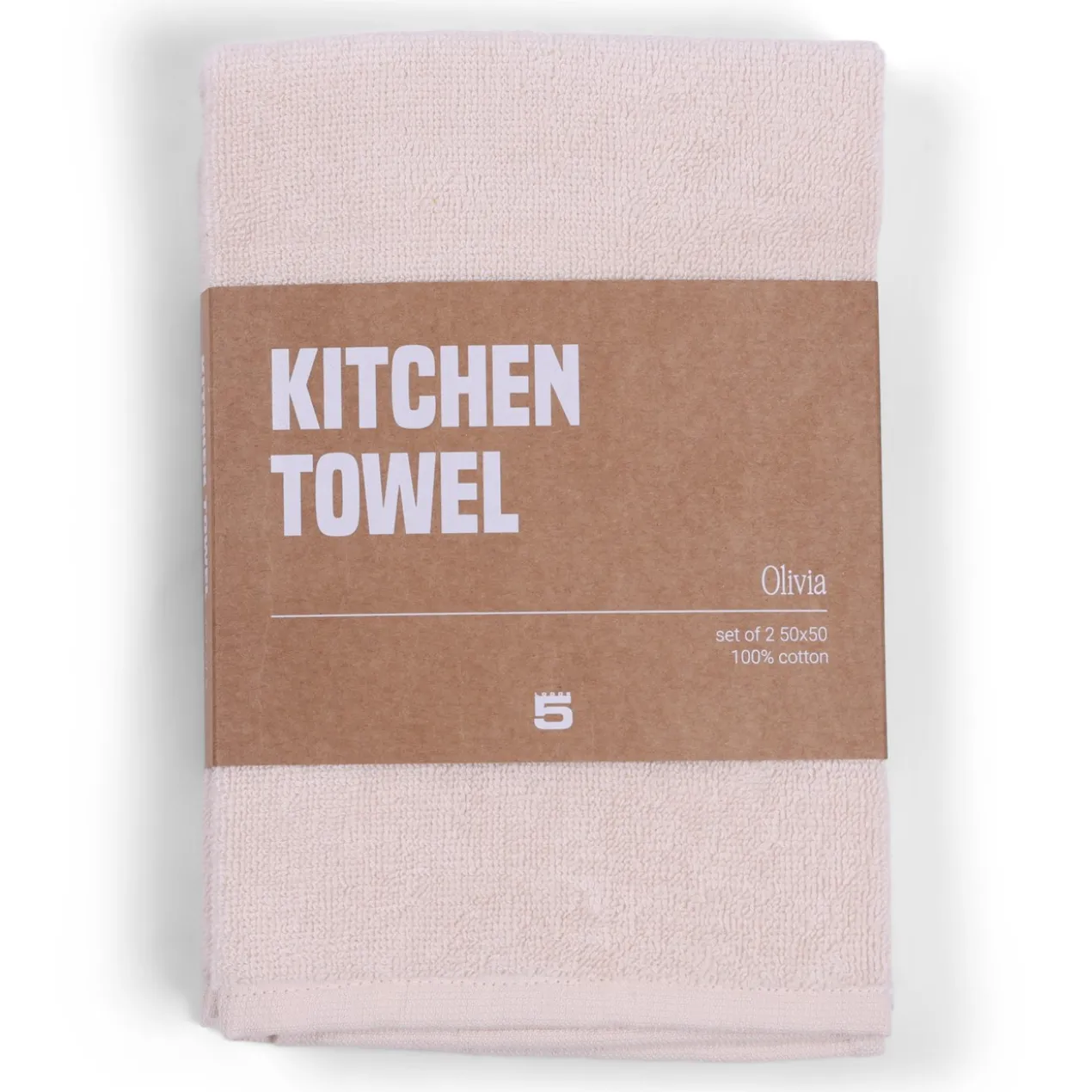 Keukendoek Olivia 50x50 cm off white - set van 2