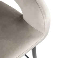 Kick barkruk Lenn velvet -Champagne