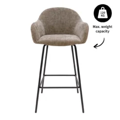 Kick barkruk Mats - Taupe