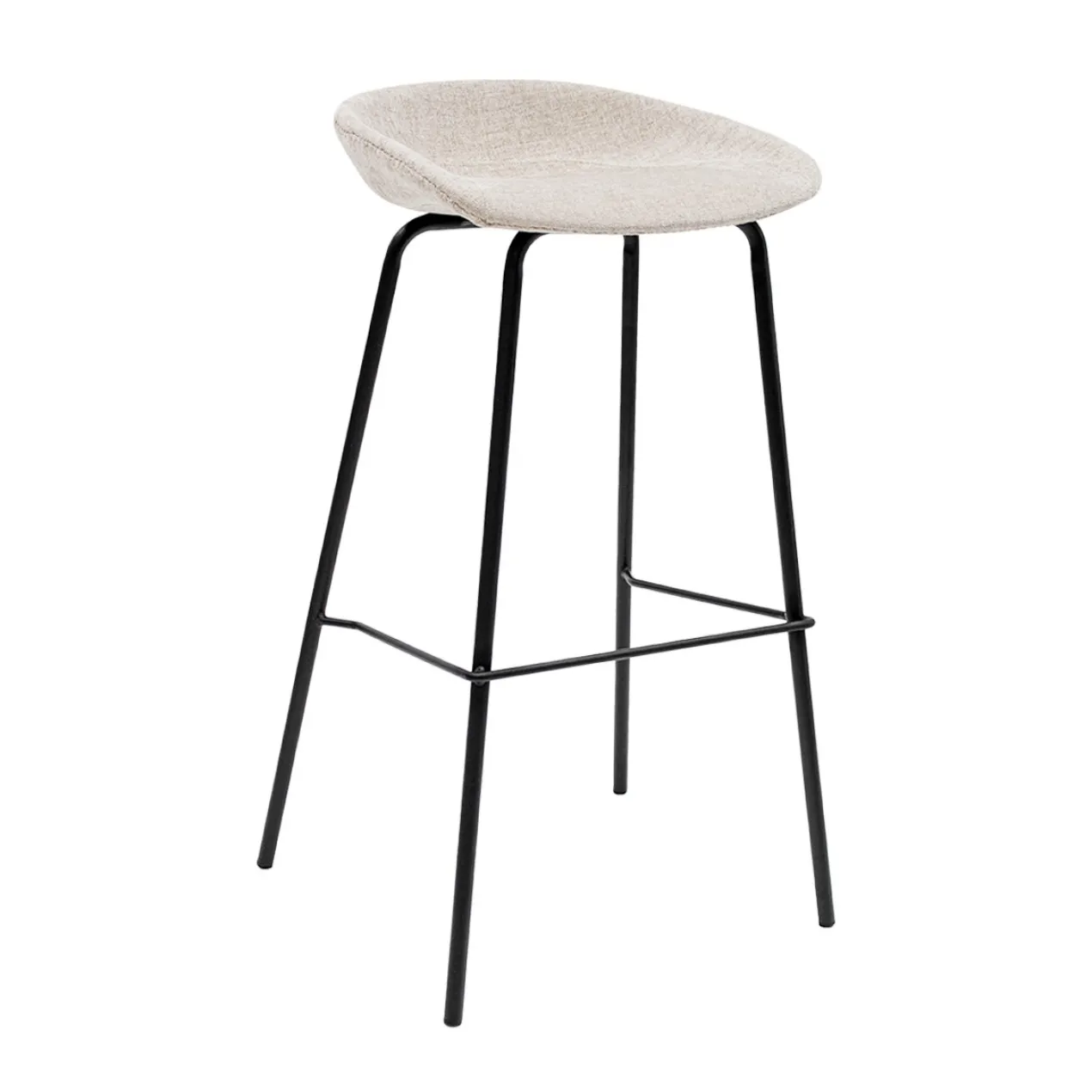Kick barkruk Riga H80 cm champagne