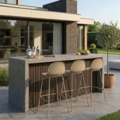 Kick Barkruk tuin Ciro beige