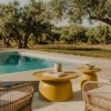 Kick Bijzettafel Isla geel