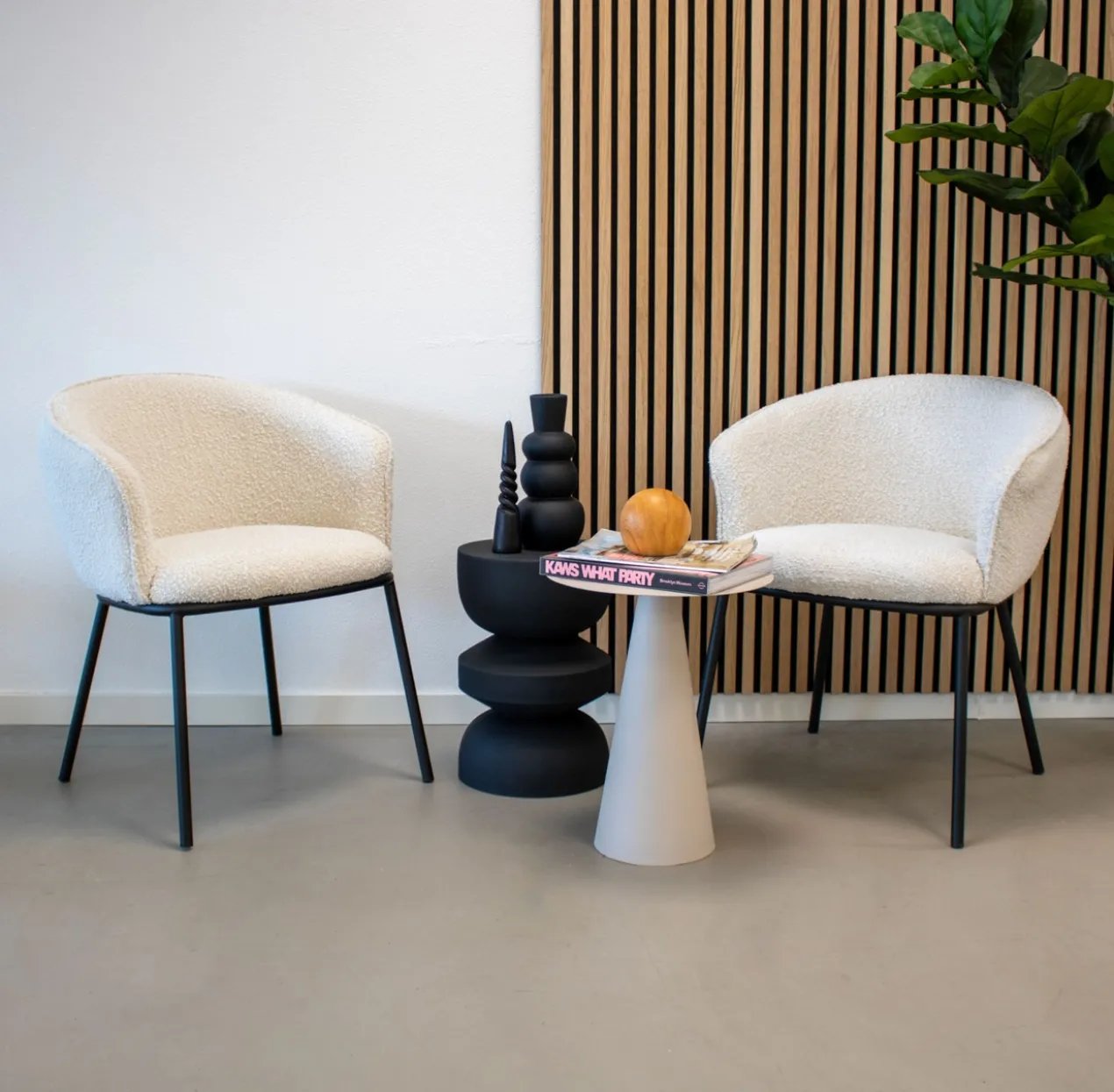 Kick bijzettafel Jon - Zwart