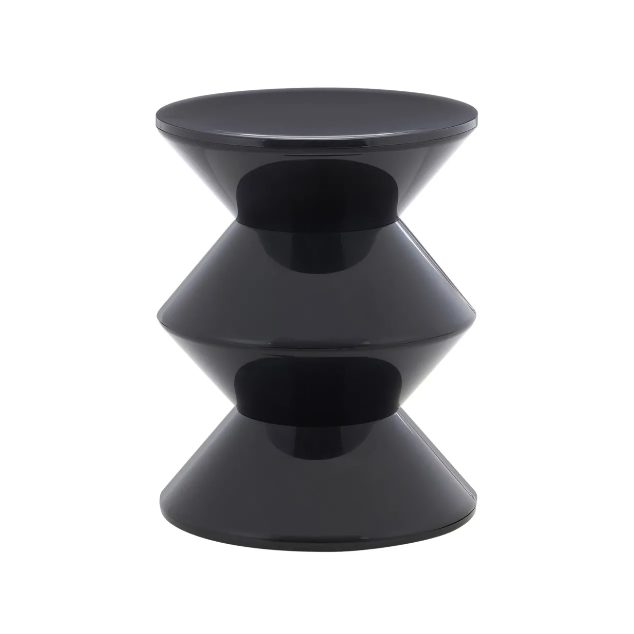Kick bijzettafel Lotus - Zwart