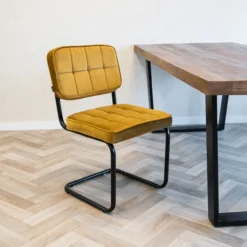 Kick buisframe stoel Ivy - goud