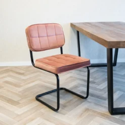 Kick buisframe stoel Ivy - Roze
