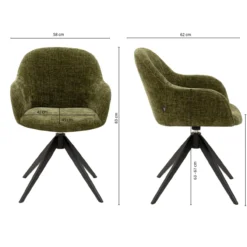 Kick draaistoel Matt - groen
