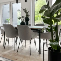 Kick eetkamerstoel Guus - Grijs