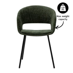 Kick eetkamerstoel Mette - groen