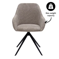 Kick eetkamerstoel Mex - taupe