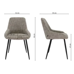 Kick Eetkamerstoel Niko beige