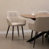 Kick eetkamerstoel Nova - beige