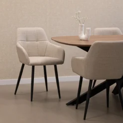 Kick eetkamerstoel Nova - beige