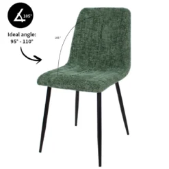 Kick eetkamerstoel Sem - groen
