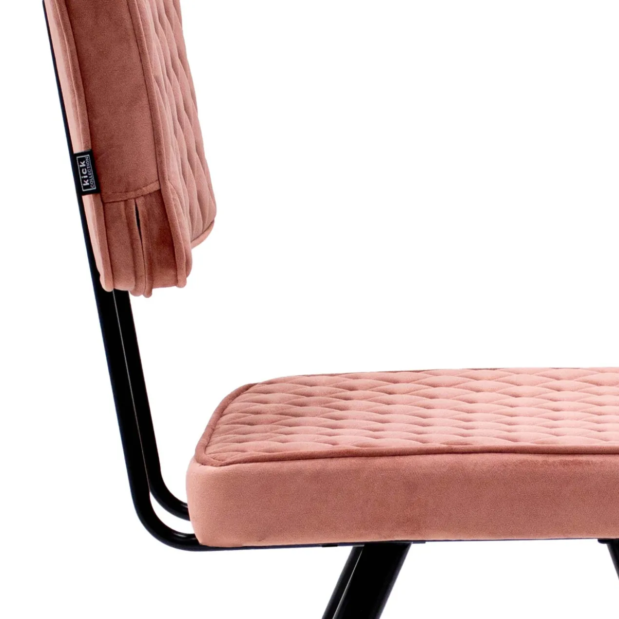 Kick eetkamerstoel Toby - roze