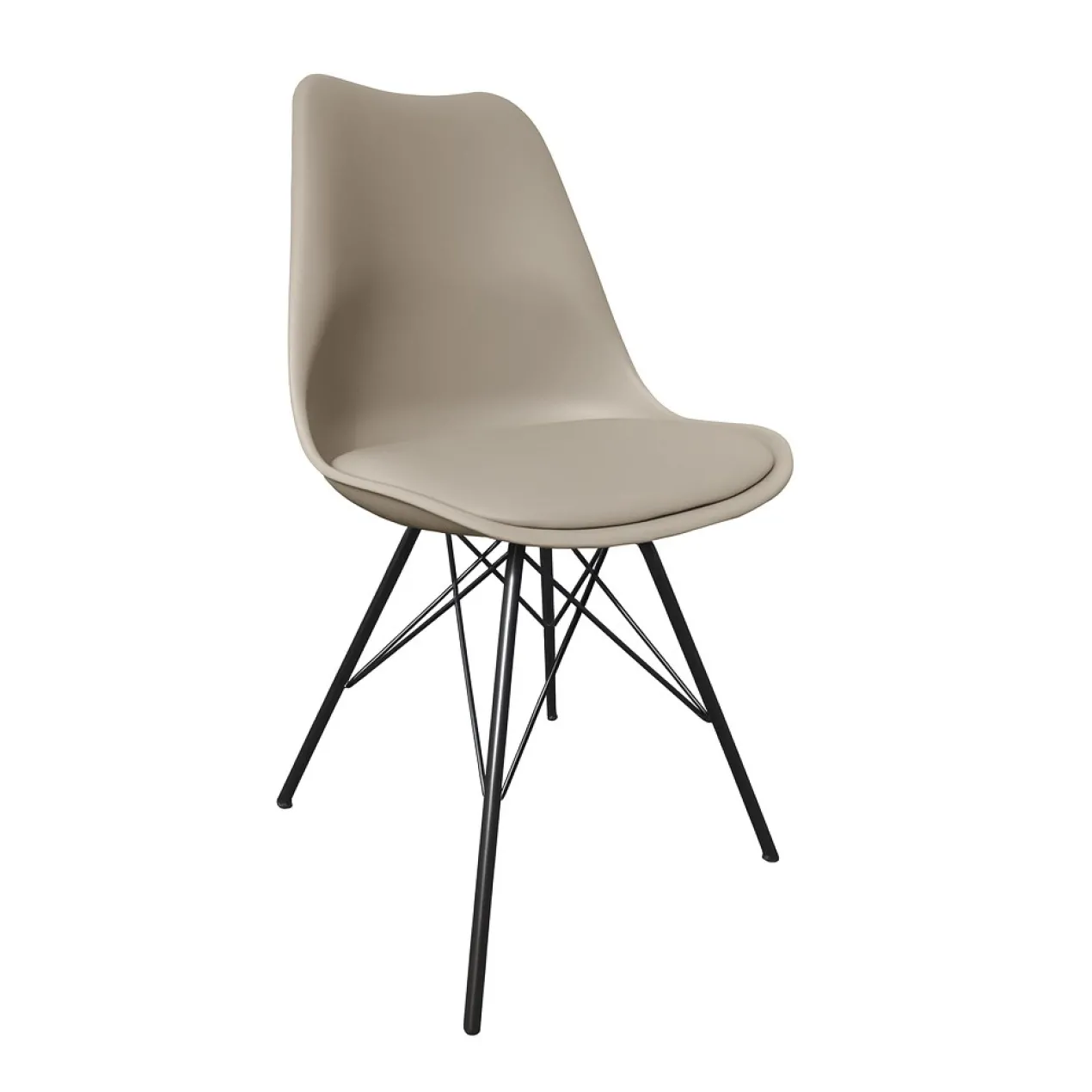 Kick kuipstoel Metal Luuk taupe