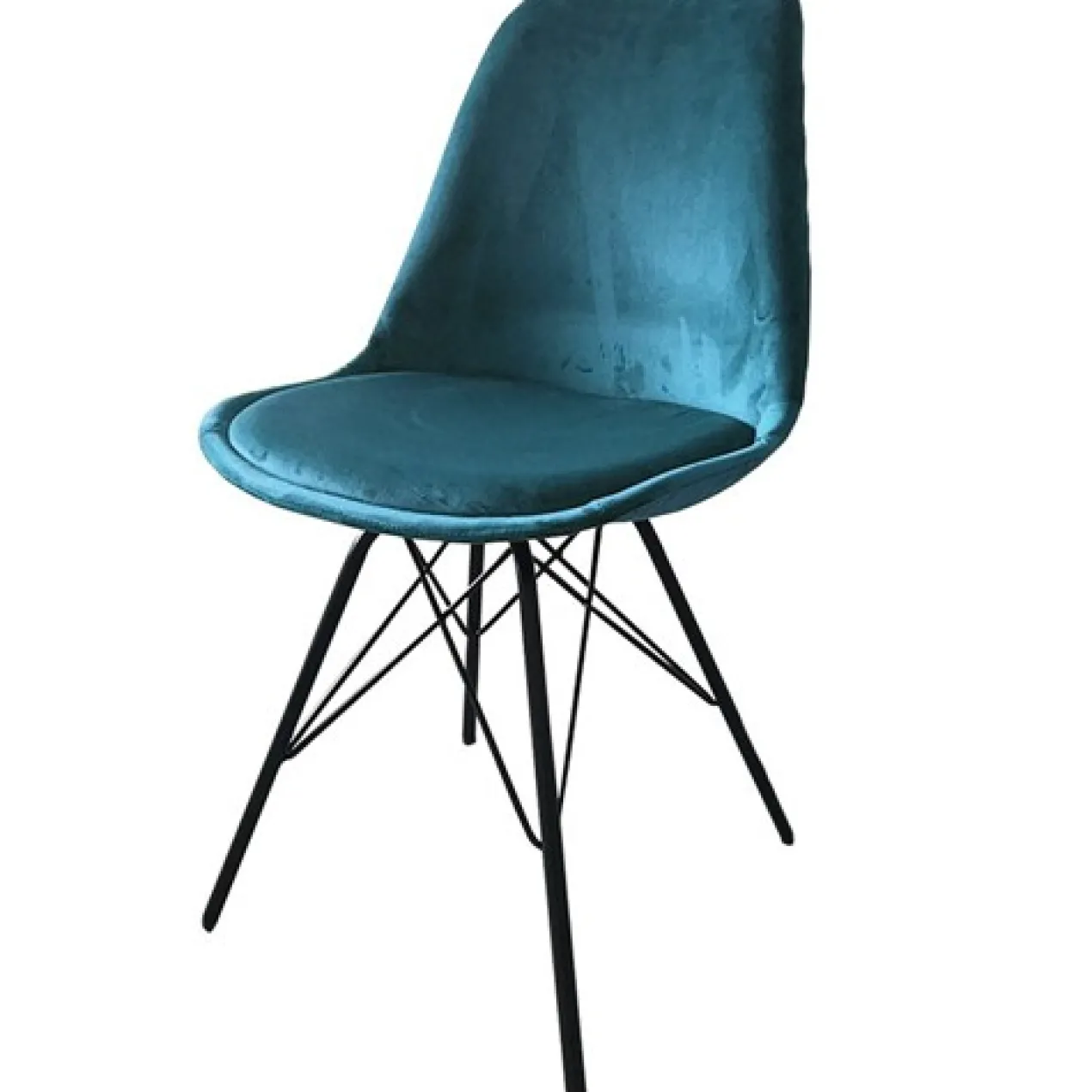 Kick Kuipstoel - Velvet blauw BL