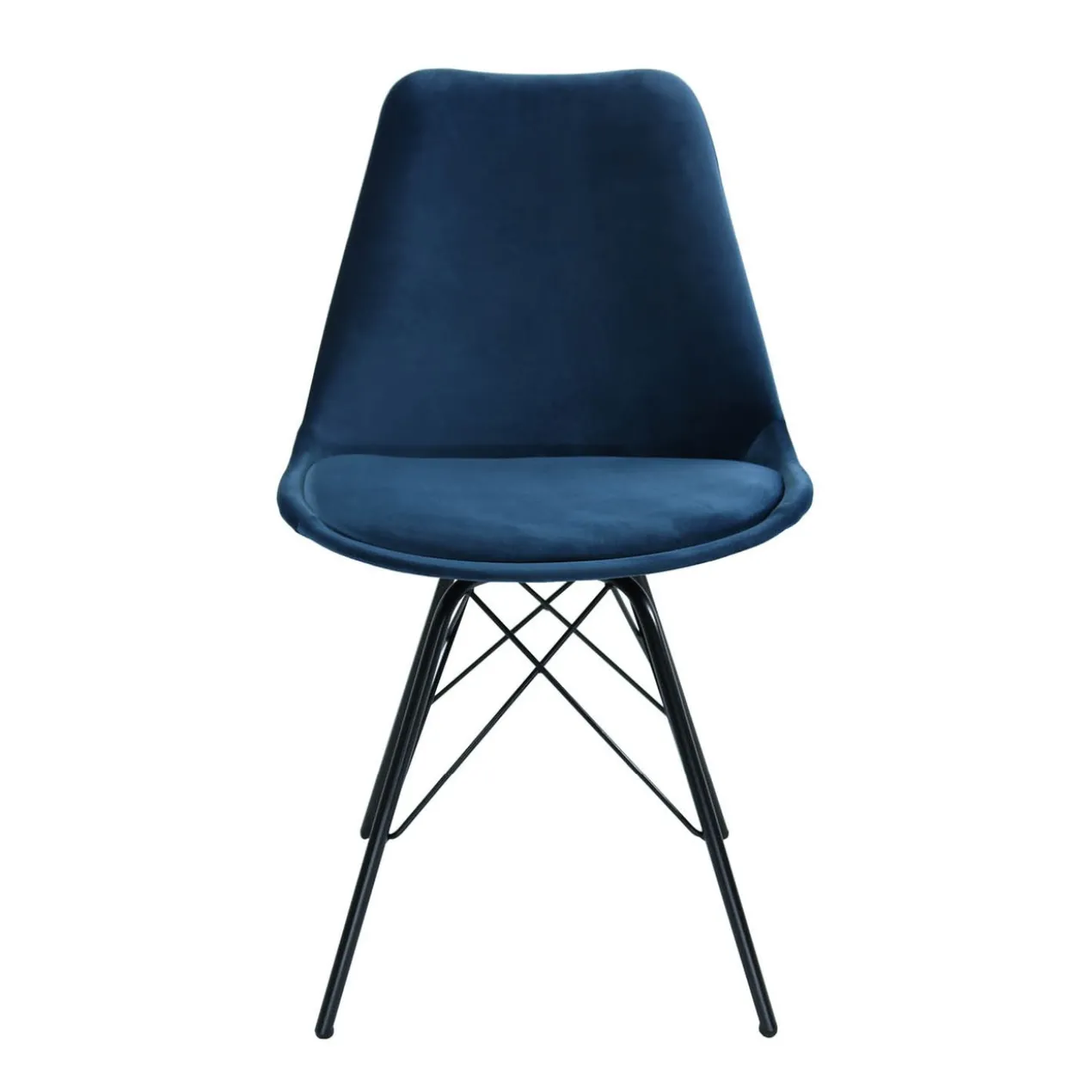 Kick Kuipstoel - Velvet d.blauw BL