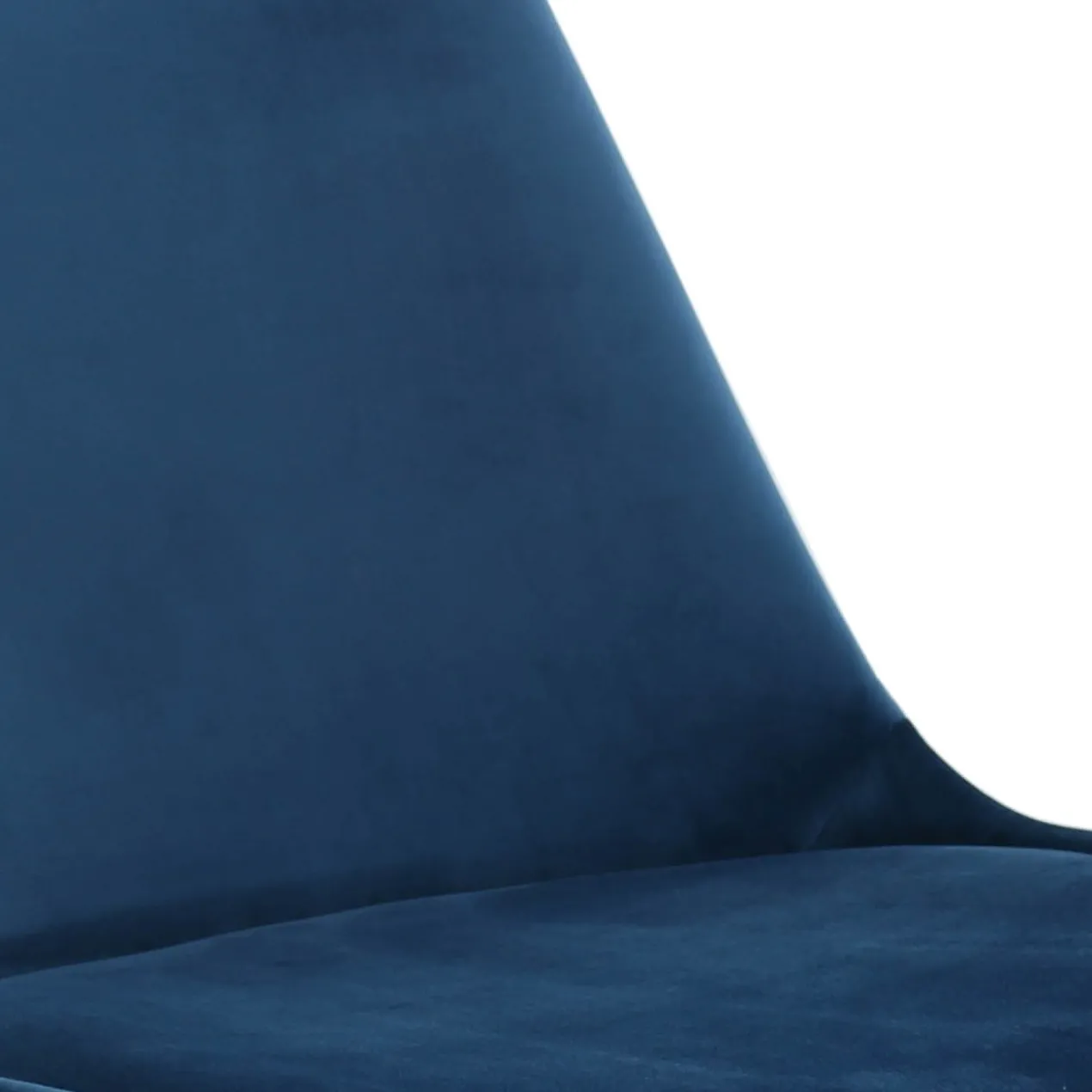 Kick Kuipstoel - Velvet d.blauw BL