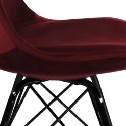 Kick kuipstoel - Velvet rood BL