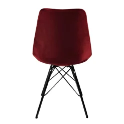 Kick kuipstoel - Velvet rood BL