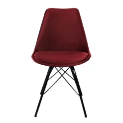 Kick kuipstoel - Velvet rood BL