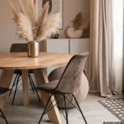 Kick Kuipstoel - Velvet taupe BL
