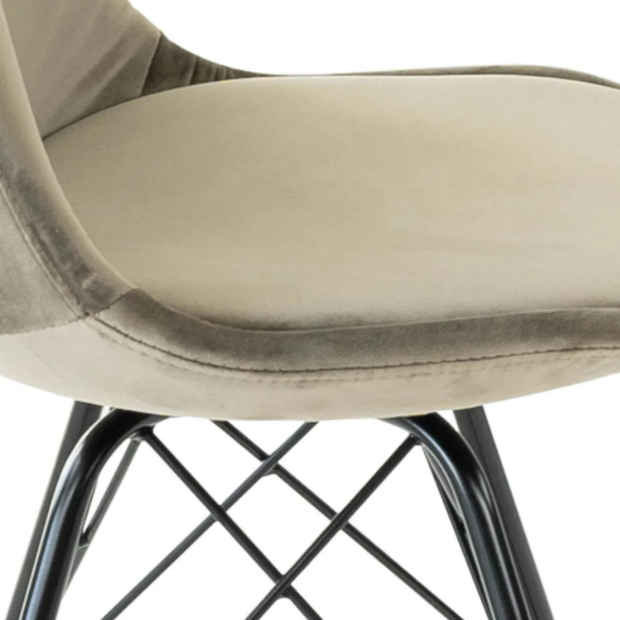 Kick Kuipstoel - Velvet taupe BL