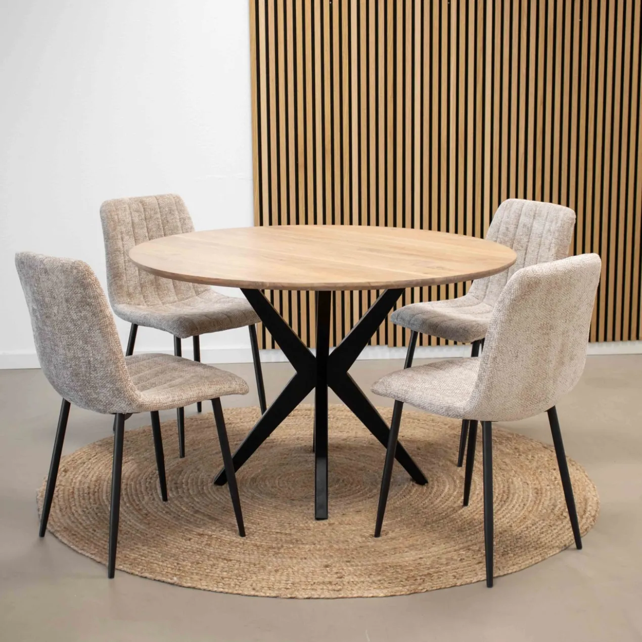 Kick tafel Havard - rond 140cm naturel