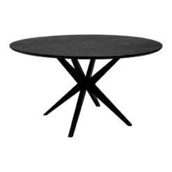 Kick tafel Havard - rond 140cm zwart