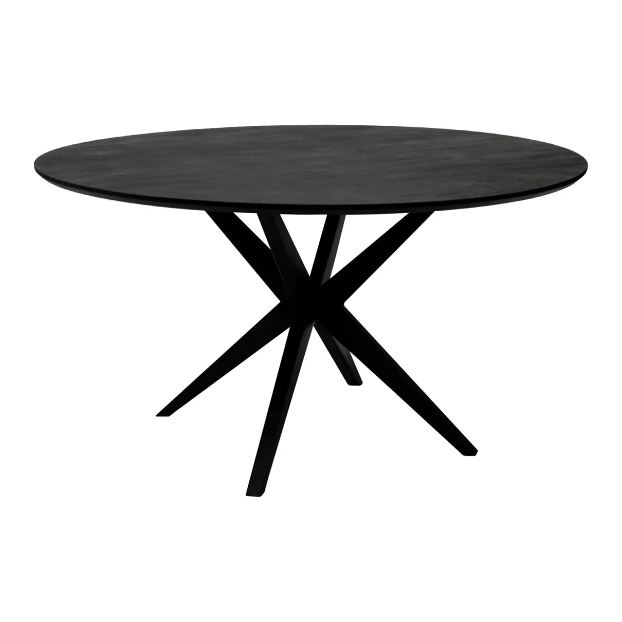 Kick tafel Havard - rond 140cm zwart
