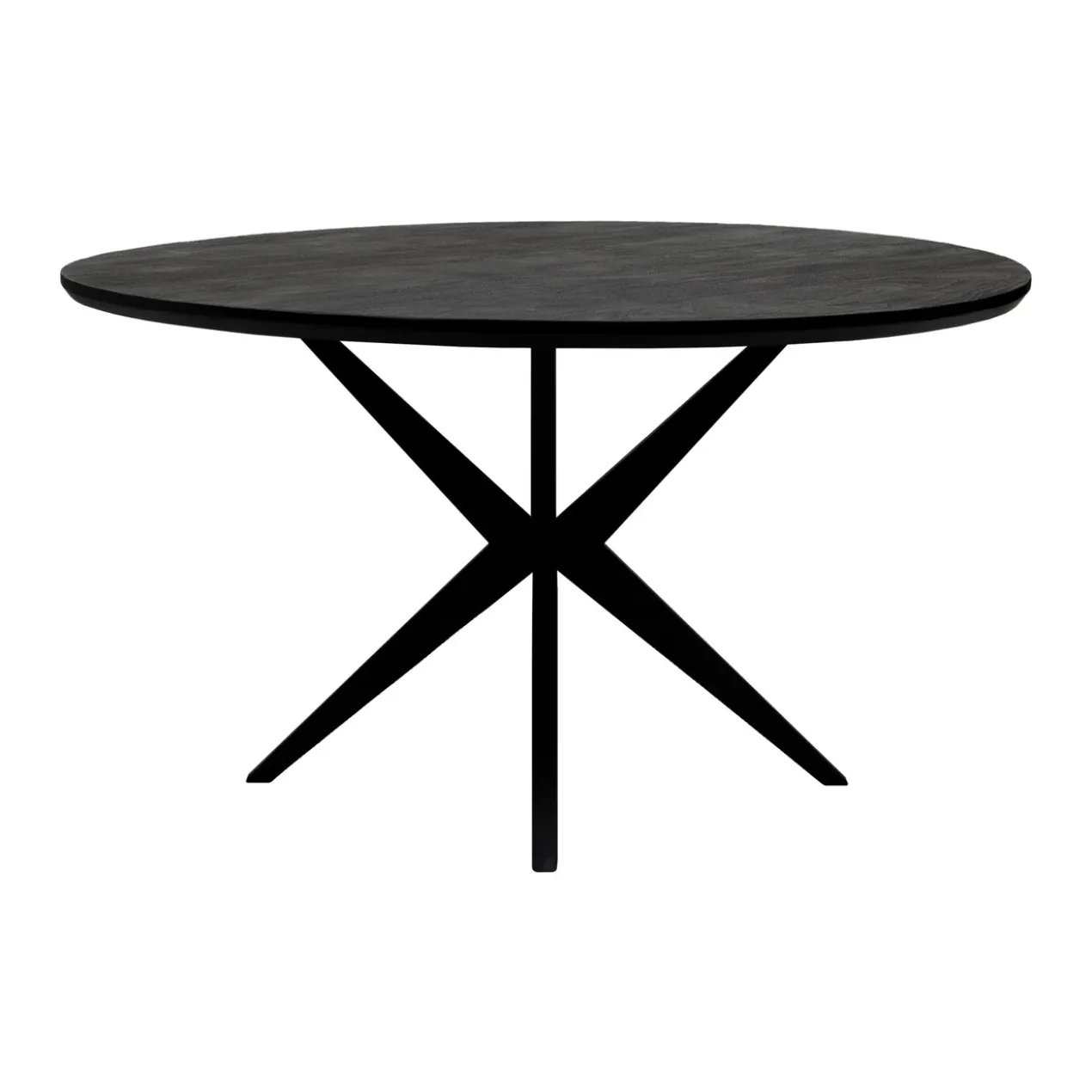 Kick tafel Havard - rond 140cm zwart